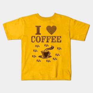 I love coffee Kids T-Shirt